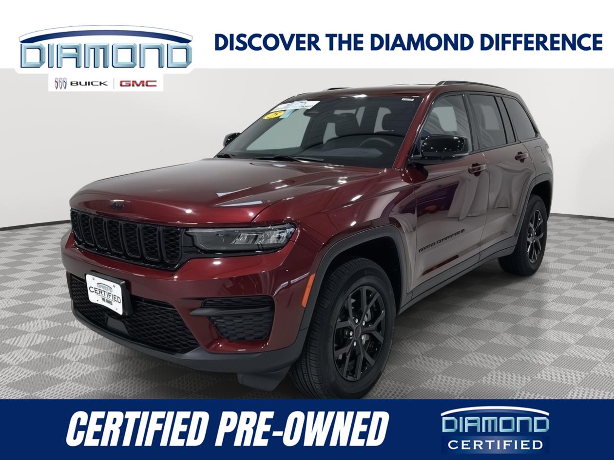 Velvet Red Pearlcoat 2025 Jeep Grand Cherokee SUV / Crossover Four-Wheel Drive 8-Speed Automatic