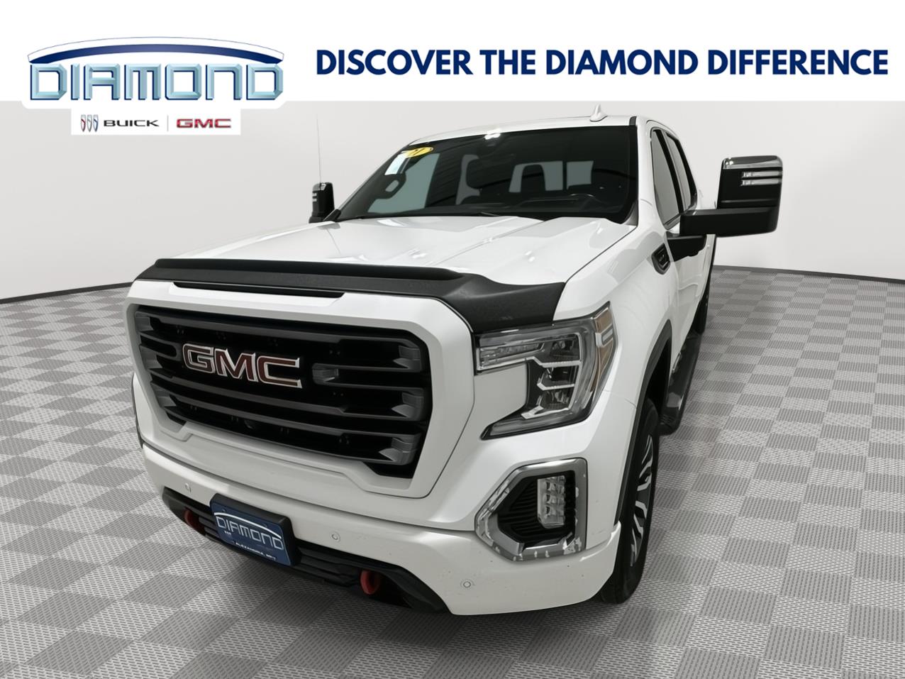 Summit White 2021 GMC Sierra 1500 Pickup Truck Four-Wheel Drive Automatic