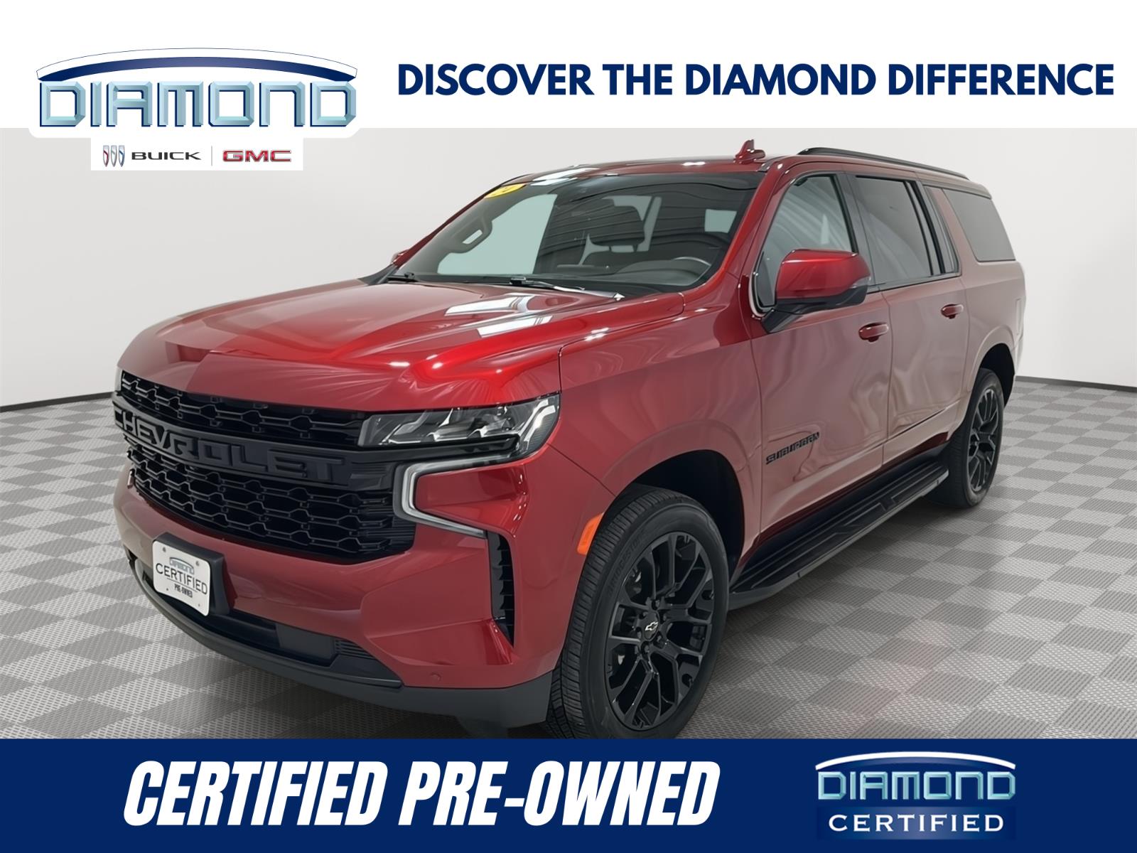 Radiant Red Tintcoat 2024 Chevrolet Suburban SUV / Crossover Four-Wheel Drive Automatic