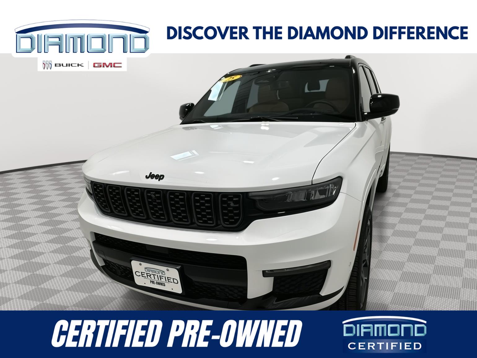 Bright White 2025 Jeep Grand Cherokee L SUV / Crossover Four-Wheel Drive 8-Speed Automatic