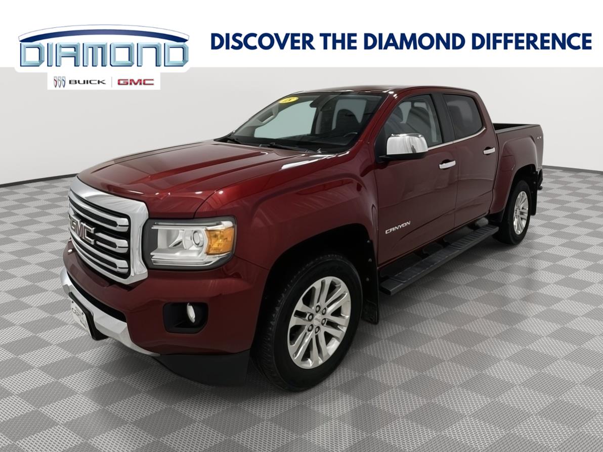 Red Quartz Tintcoat 2018 GMC Canyon Pickup Truck Four-Wheel Drive 8-Speed Automatic