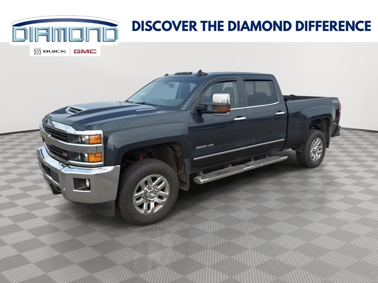 Gray (Graphite Metallic) 2017 Chevrolet Silverado 3500HD Pickup Truck Four-Wheel Drive 6-Speed Automatic
