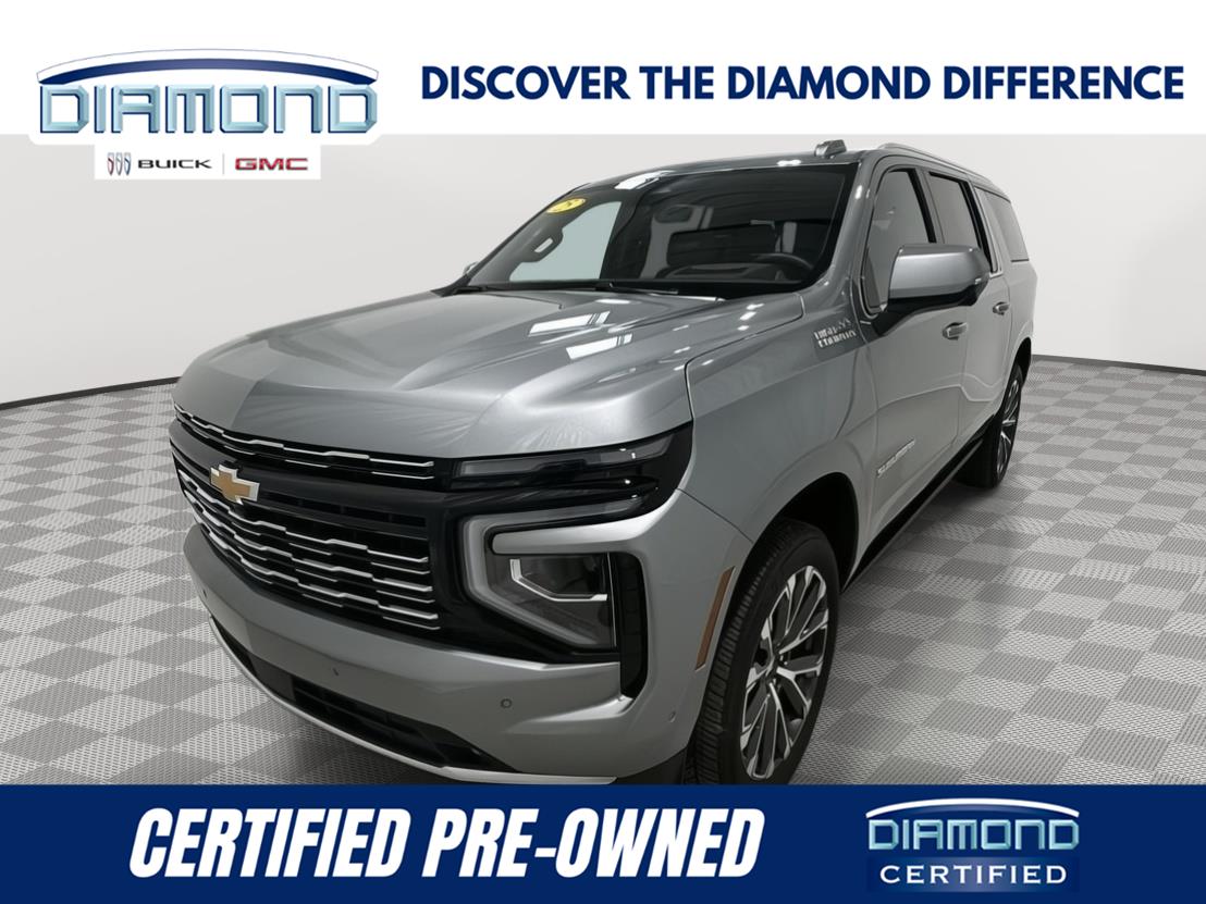 Gray (Sterling Grey Metallic) 2025 Chevrolet Suburban SUV / Crossover Four-Wheel Drive Automatic