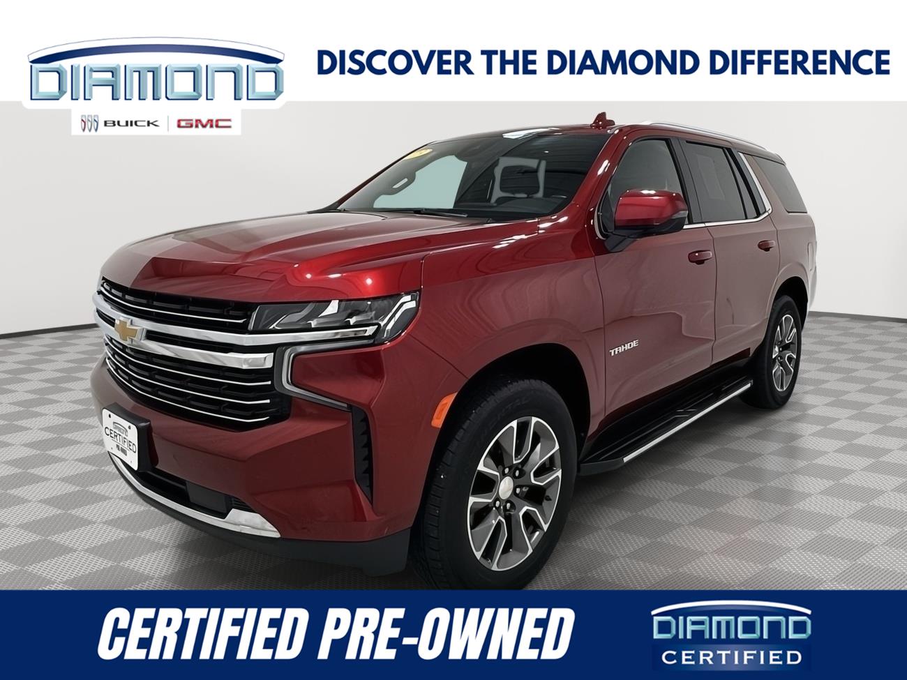 Radiant Red Tintcoat 2023 Chevrolet Tahoe SUV / Crossover Four-Wheel Drive Automatic