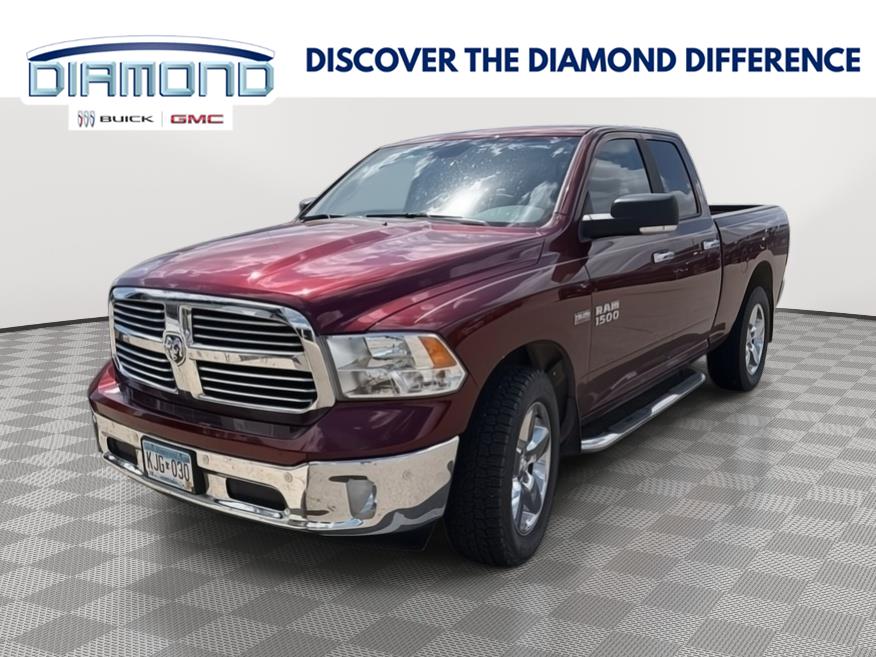 Delmonico Red Pearlcoat 2017 RAM 1500 Pickup Truck Four-Wheel Drive 8-Speed Automatic