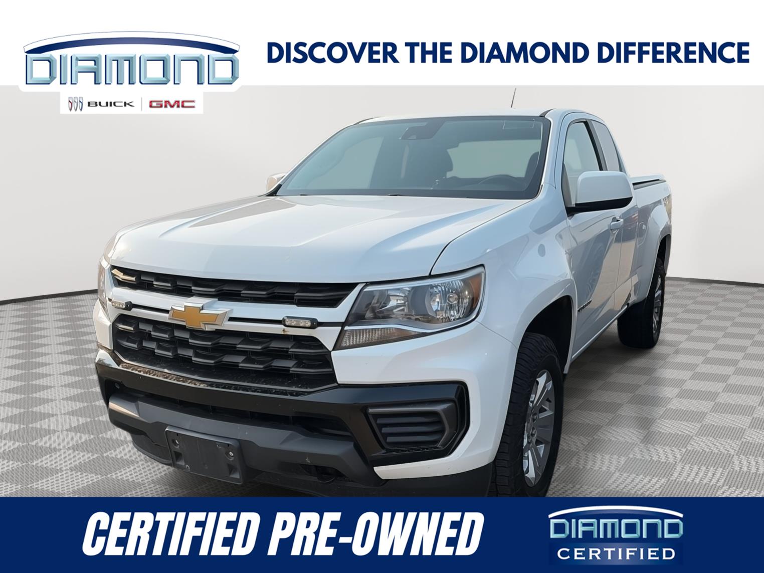 Summit White 2022 Chevrolet Colorado Pickup Truck Four-Wheel Drive 6-Speed Automatic