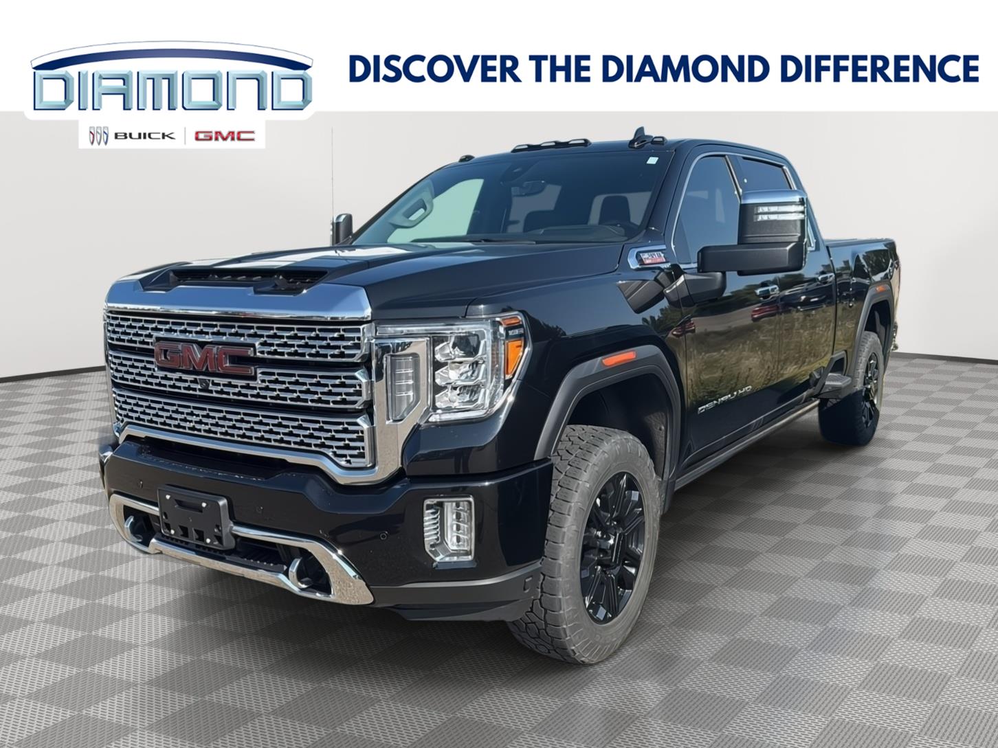 Black (Ebony Twilight Metallic) 2021 GMC Sierra 3500HD Pickup Truck Four-Wheel Drive Automatic
