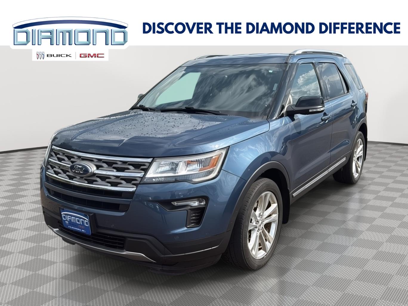 Blue 2018 Ford Explorer SUV / Crossover All-Wheel Drive 6-Speed Automatic
