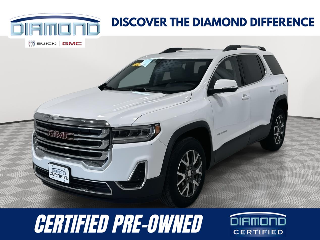 Summit White 2023 GMC Acadia SUV / Crossover Four-Wheel Drive 9-Speed Automatic