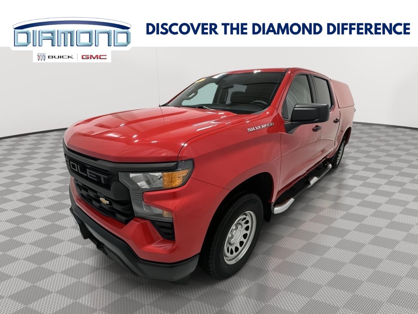 Red Hot 2022 Chevrolet Silverado 1500 Pickup Truck Four-Wheel Drive 8-Speed Automatic