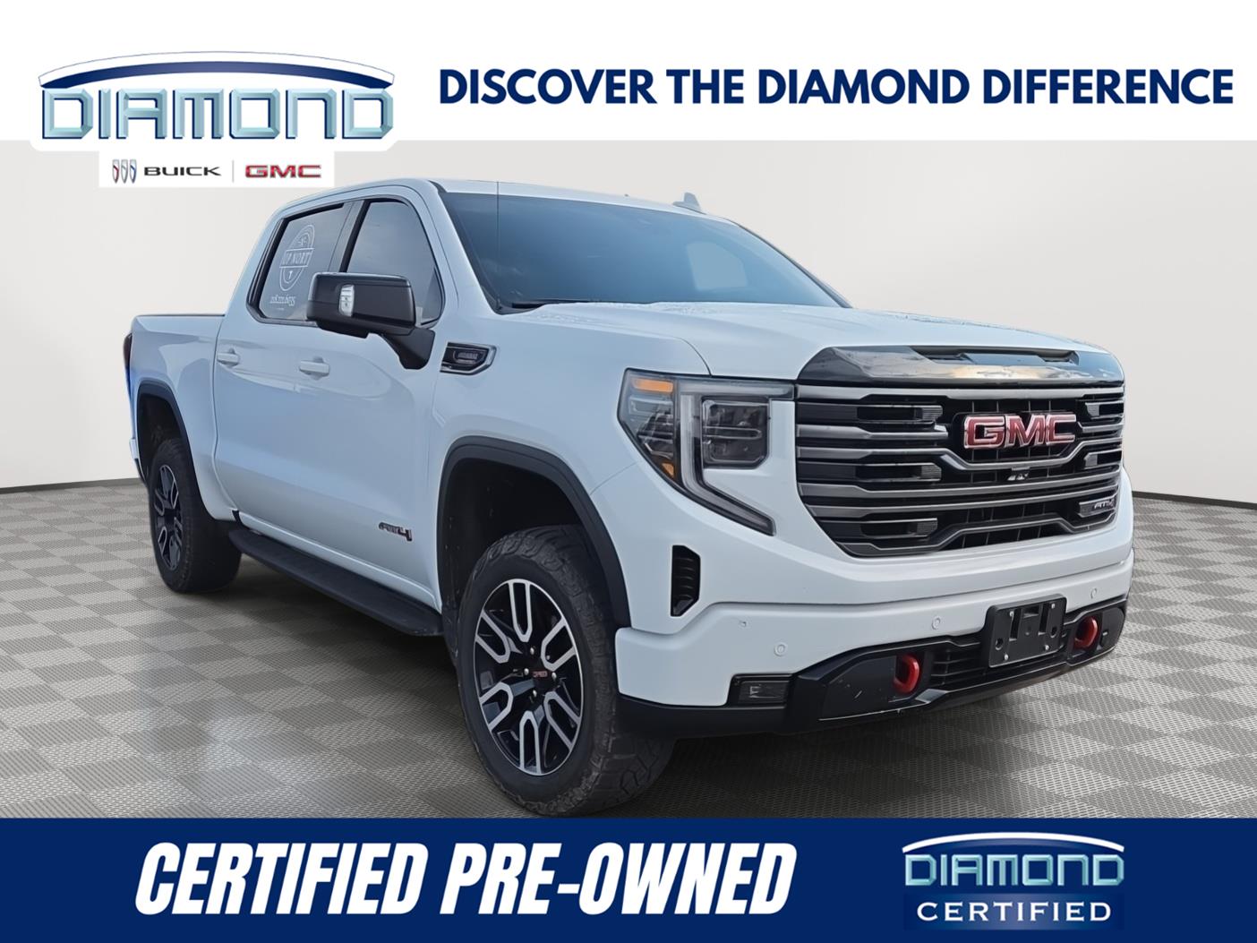 Summit White 2025 GMC Sierra 1500 Pickup Truck Four-Wheel Drive Automatic