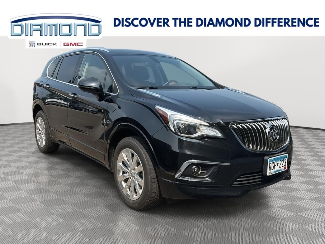 Black (Ebony Twilight Metallic) 2017 Buick Envision SUV / Crossover All-Wheel Drive 6-Speed Automatic