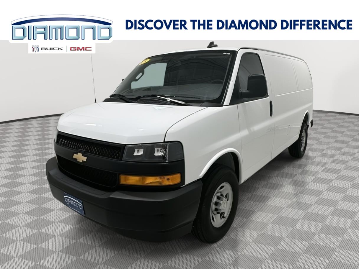 Summit White 2025 Chevrolet Express Cargo Van Rear-Wheel Drive 8-Speed Automatic