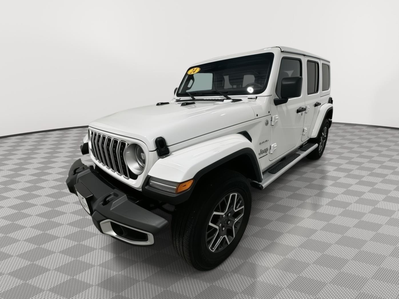 Bright White 2024 Jeep Wrangler SUV / Crossover Four-Wheel Drive 8-Speed Automatic