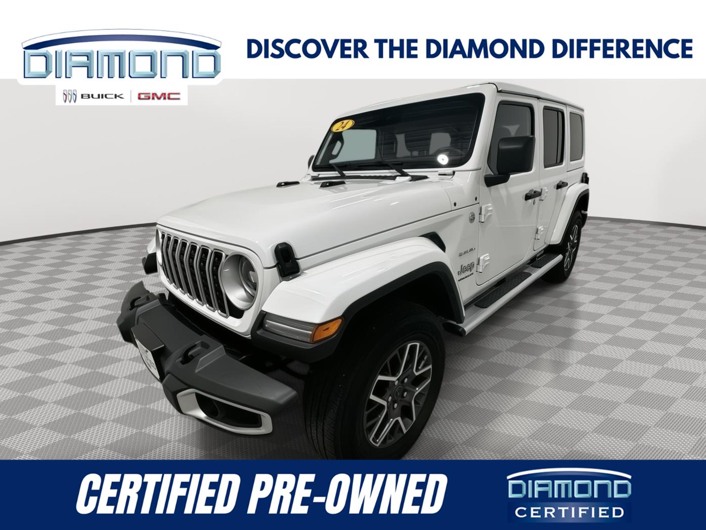 Bright White 2024 Jeep Wrangler SUV / Crossover Four-Wheel Drive 8-Speed Automatic