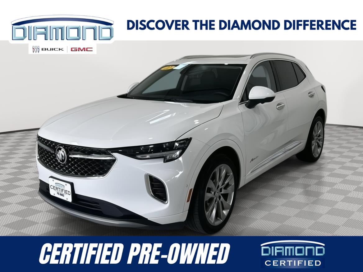 Summit White 2022 Buick Envision SUV / Crossover All-Wheel Drive 9-Speed Automatic