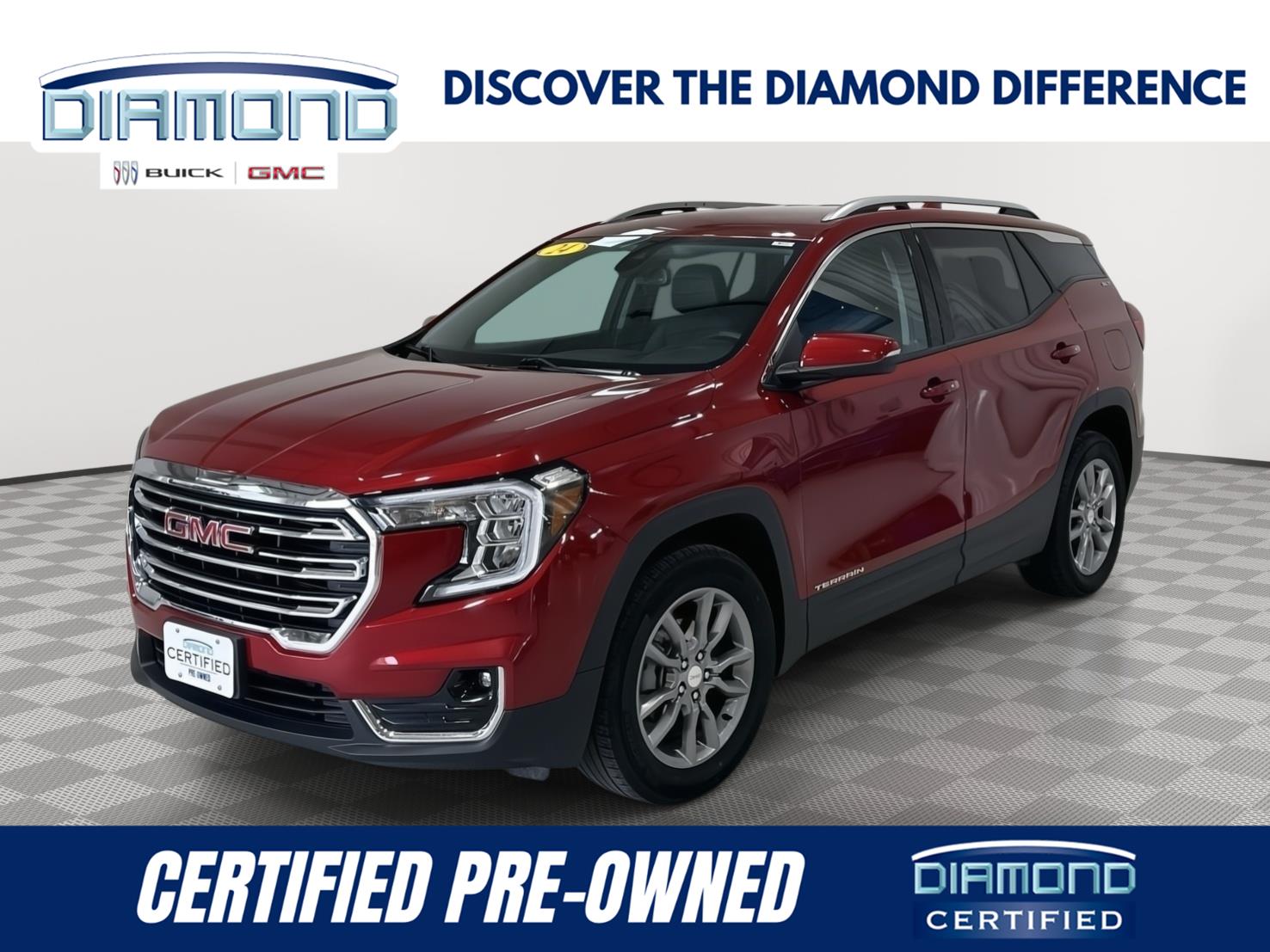 Volcanic Red Tintcoat 2024 GMC Terrain SUV / Crossover All-Wheel Drive 9-Speed Automatic