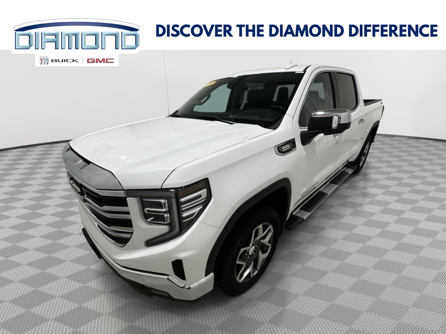 Summit White 2025 GMC Sierra 1500 Pickup Truck Four-Wheel Drive Automatic
