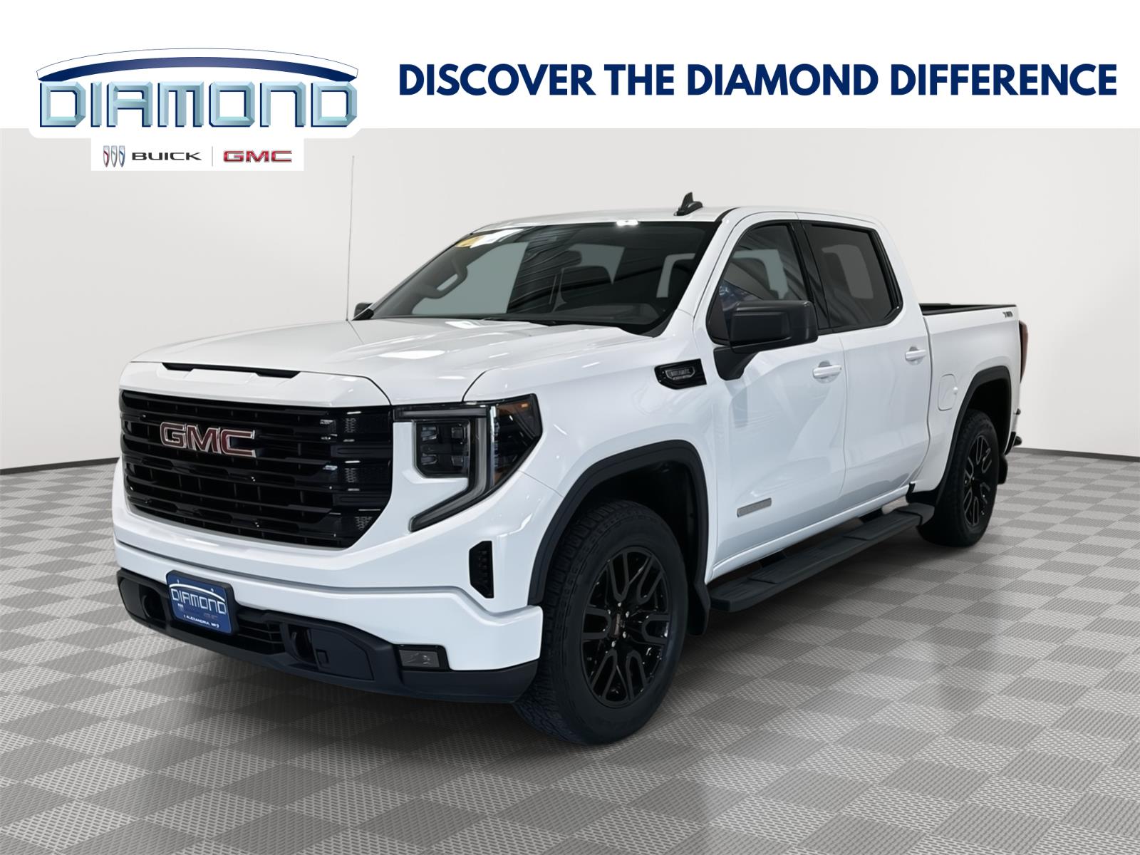 Summit White 2025 GMC Sierra 1500 Pickup Truck Four-Wheel Drive 8-Speed Automatic