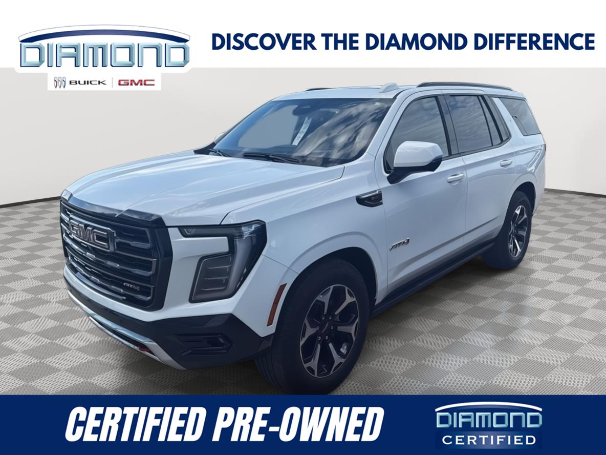Summit White 2025 GMC Yukon SUV / Crossover Four-Wheel Drive Automatic