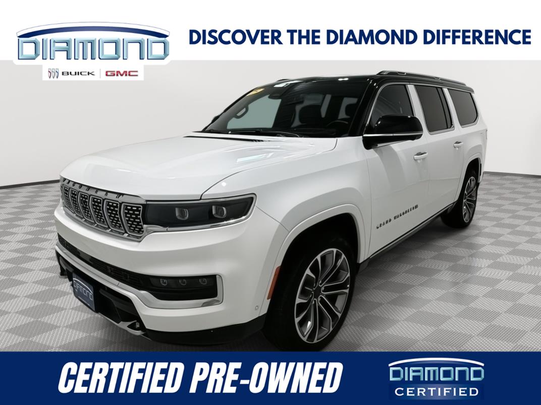 Bright White 2025 Jeep Grand Wagoneer L SUV / Crossover Four-Wheel Drive 8-Speed Automatic