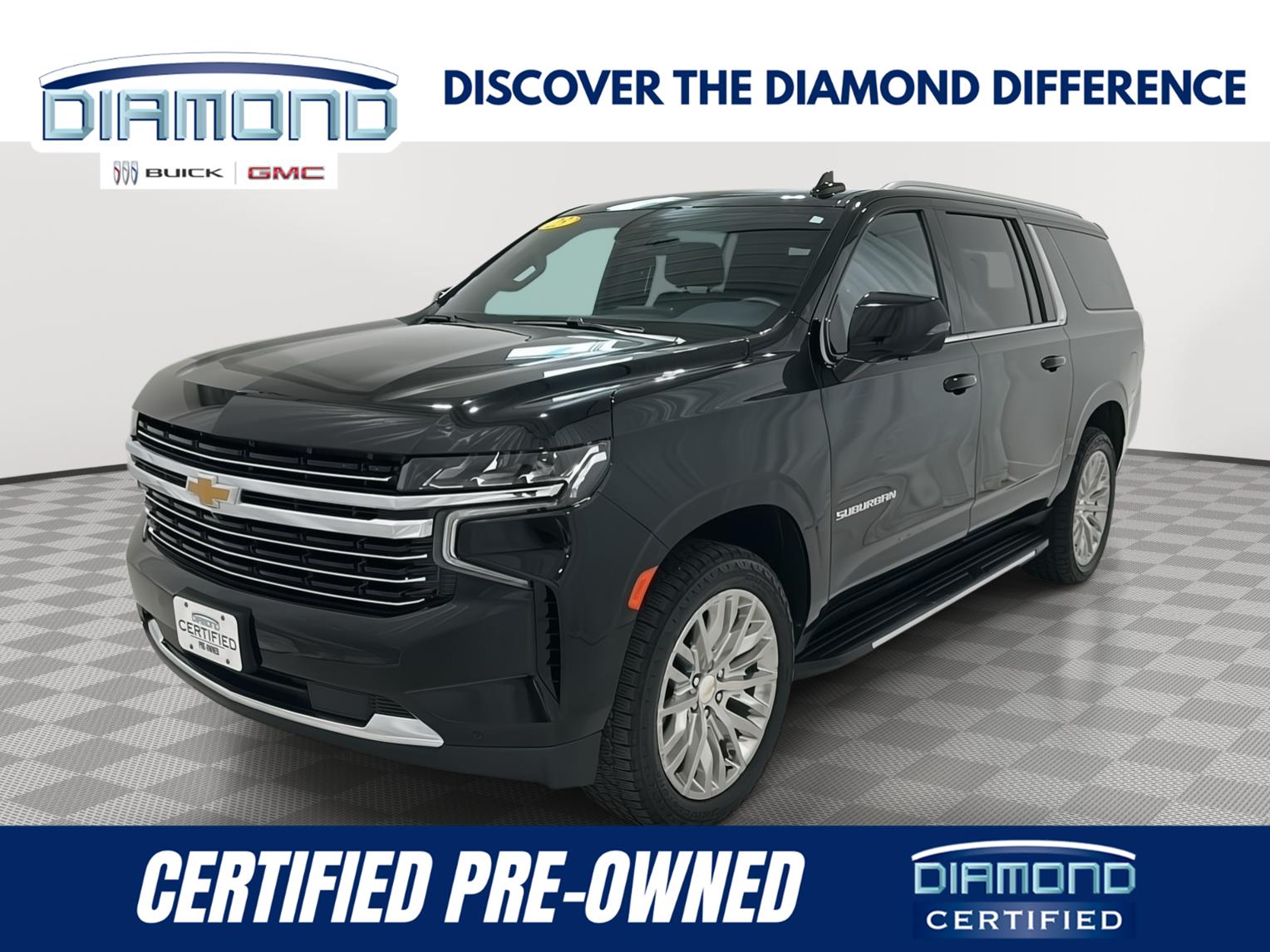 Black 2023 Chevrolet Suburban SUV / Crossover Four-Wheel Drive Automatic