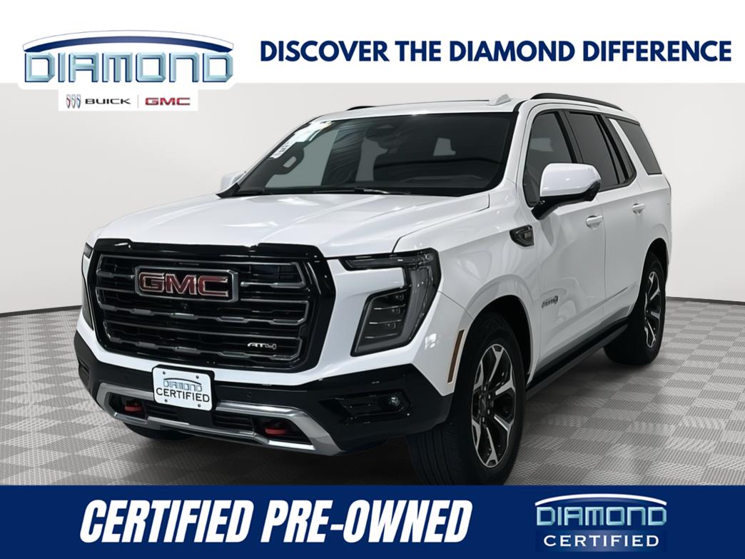 Summit White 2025 GMC Yukon SUV / Crossover Four-Wheel Drive Automatic