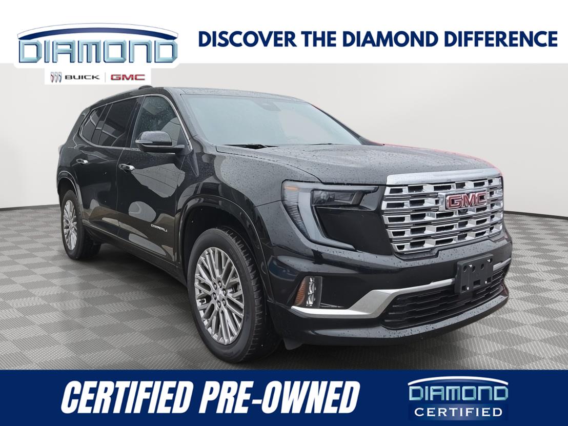 Black (Ebony Twilight Metallic) 2025 GMC Acadia SUV / Crossover Four-Wheel Drive 8-Speed Automatic