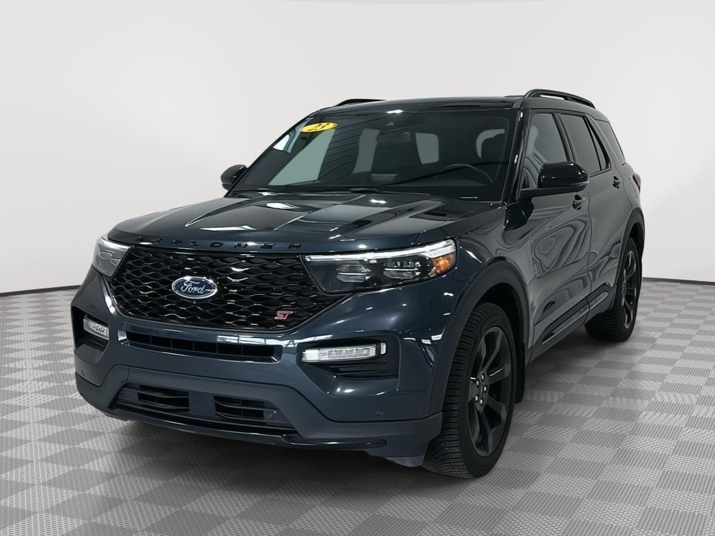 Stone Blue 2023 Ford Explorer SUV / Crossover All-Wheel Drive Automatic