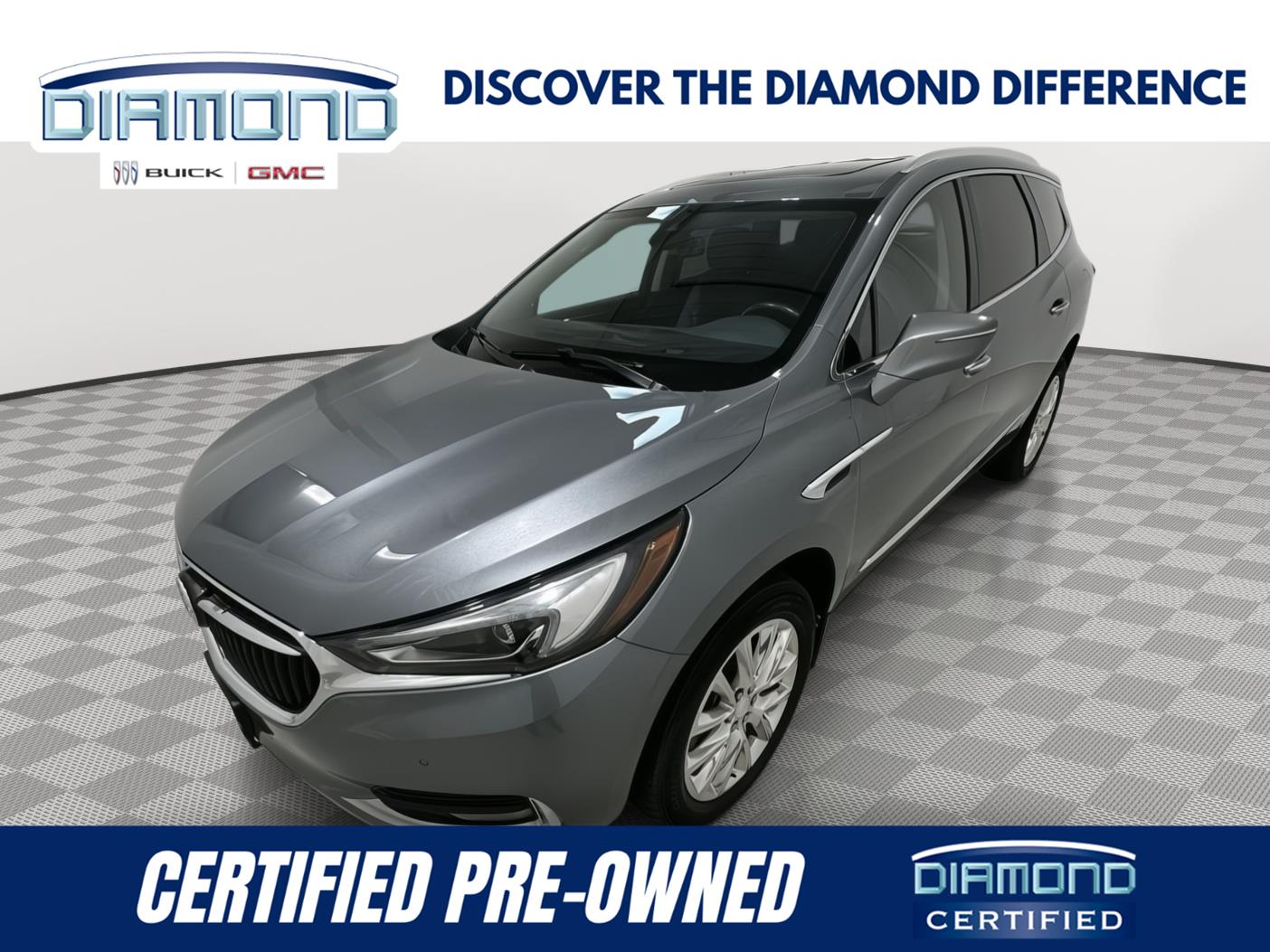 Gray (Satin Steel Metallic) 2021 Buick Enclave SUV / Crossover Four-Wheel Drive 9-Speed Automatic