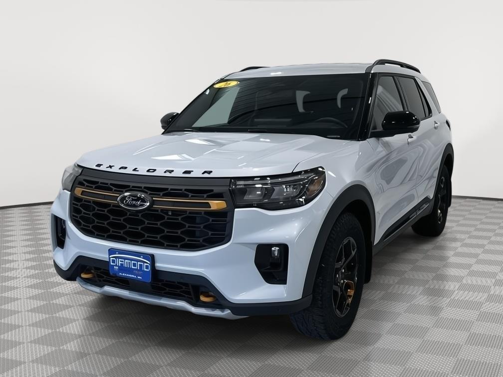 Space White 2026 Ford Explorer SUV / Crossover All-Wheel Drive Automatic