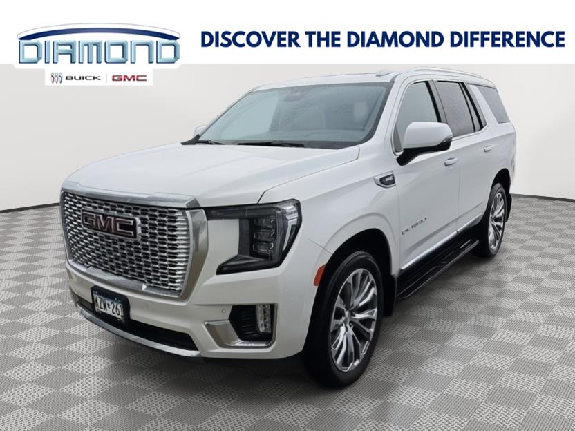 White Frost Tricoat 2023 GMC Yukon SUV / Crossover Four-Wheel Drive Automatic