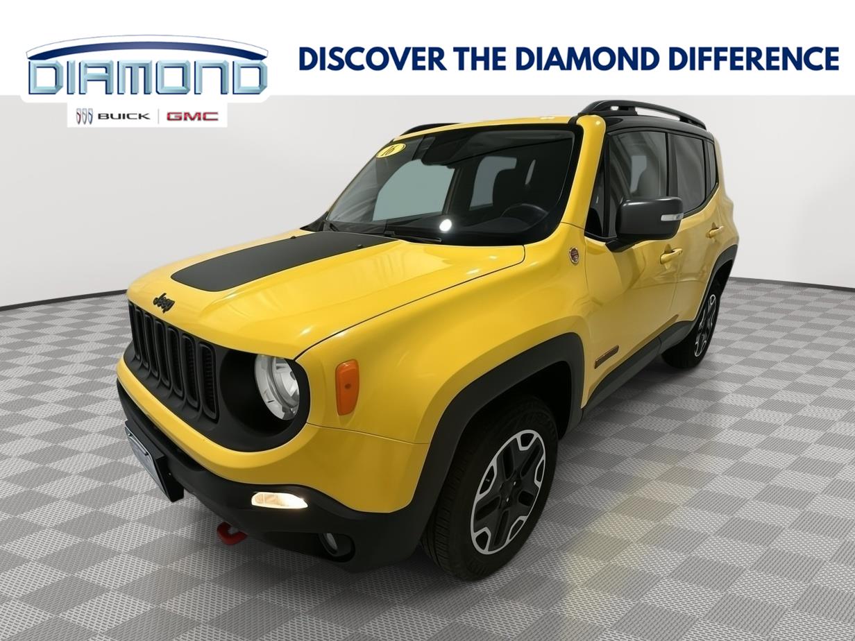 Solar Yellow 2016 Jeep Renegade SUV / Crossover Four-Wheel Drive 9-Speed Automatic