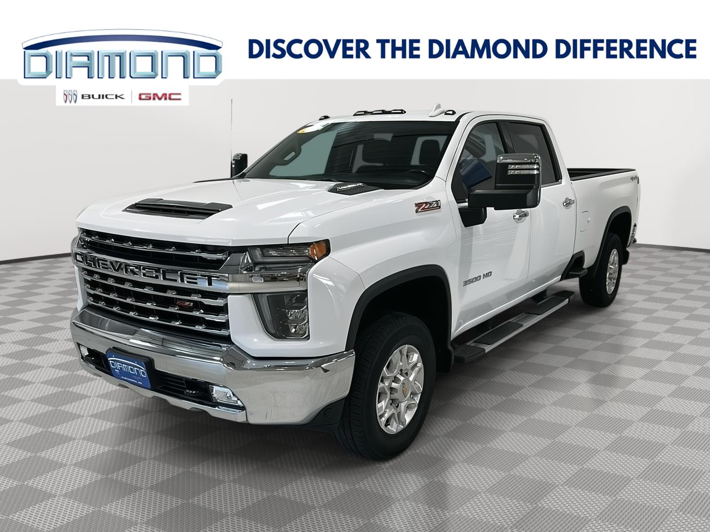 Summit White 2022 Chevrolet Silverado 3500HD Pickup Truck Four-Wheel Drive Automatic