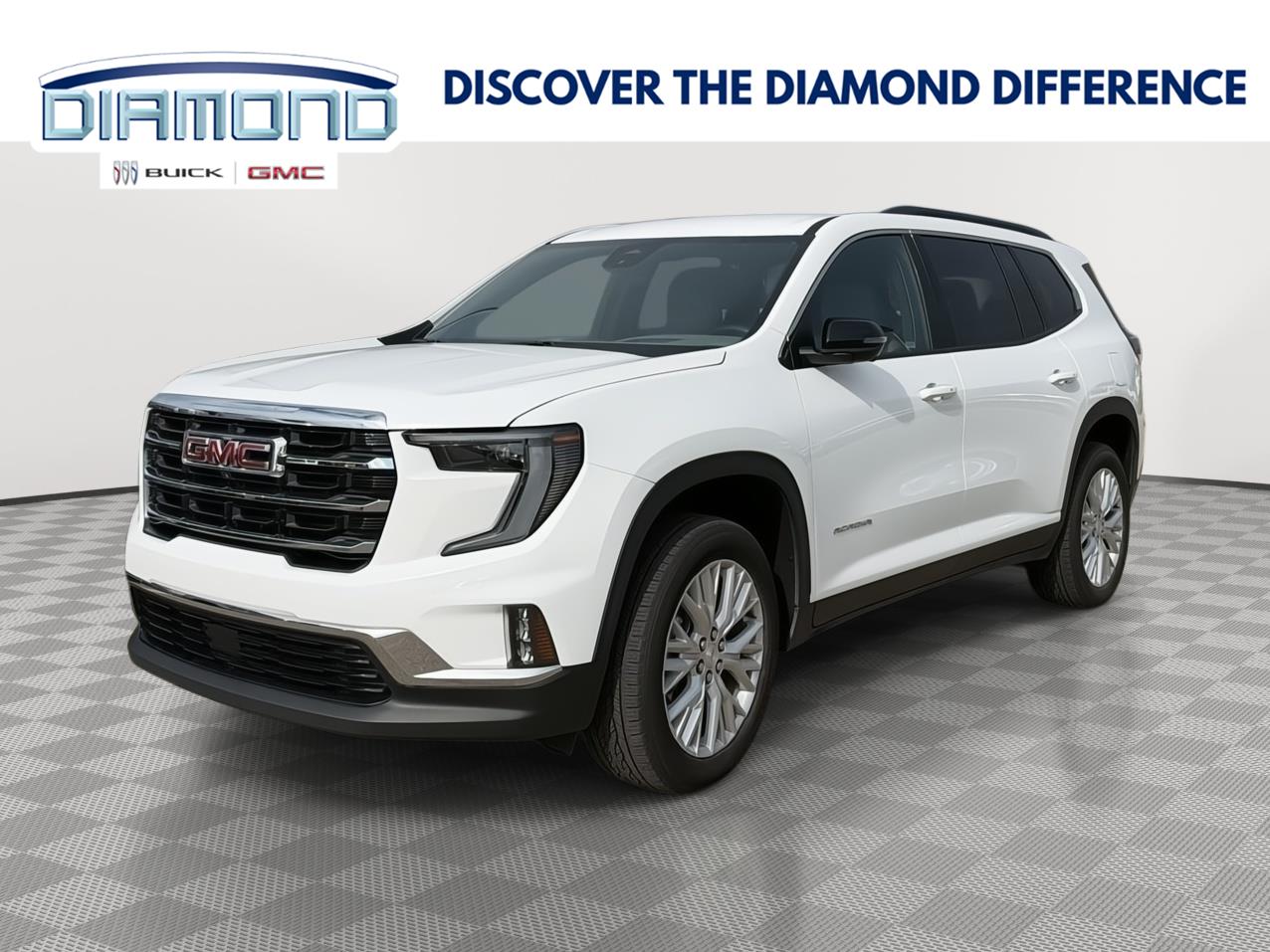 Summit White 2026 GMC Acadia SUV / Crossover Four-Wheel Drive 8-Speed Automatic