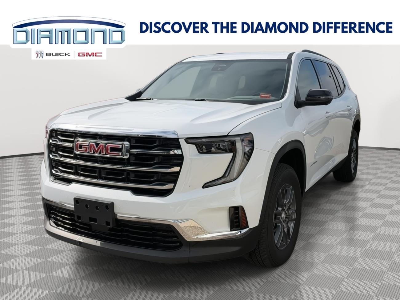 Summit White 2026 GMC Acadia SUV / Crossover Four-Wheel Drive 8-Speed Automatic