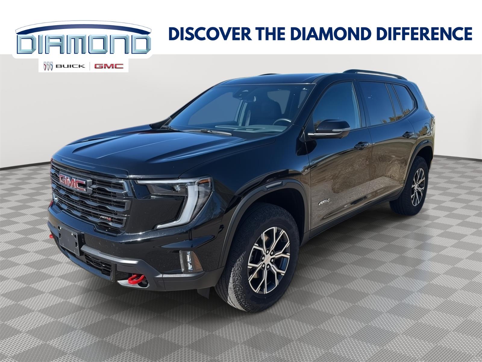 Black (Ebony Twilight Metallic) 2025 GMC Acadia SUV / Crossover Four-Wheel Drive 8-Speed Automatic