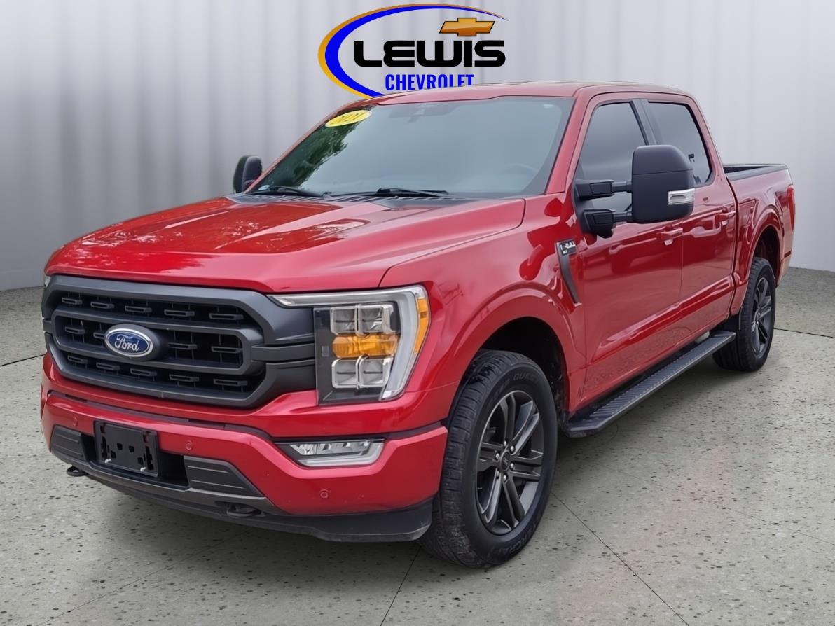 Rapid Red Metallic Tinted Clearcoat 2021 Ford F-150 Pickup Truck Four-Wheel Drive Automatic