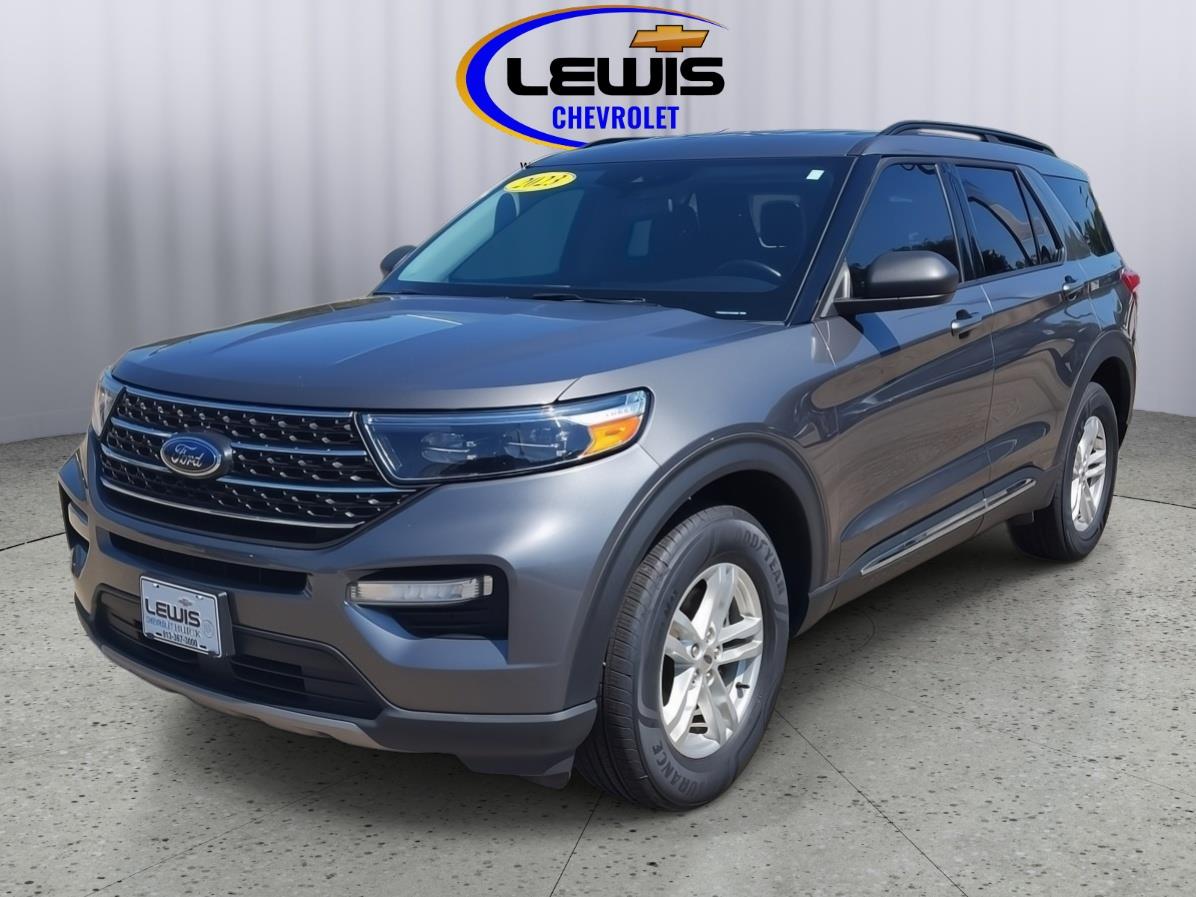 Carbonized Gray Metallic 2023 Ford Explorer SUV / Crossover All-Wheel Drive Automatic