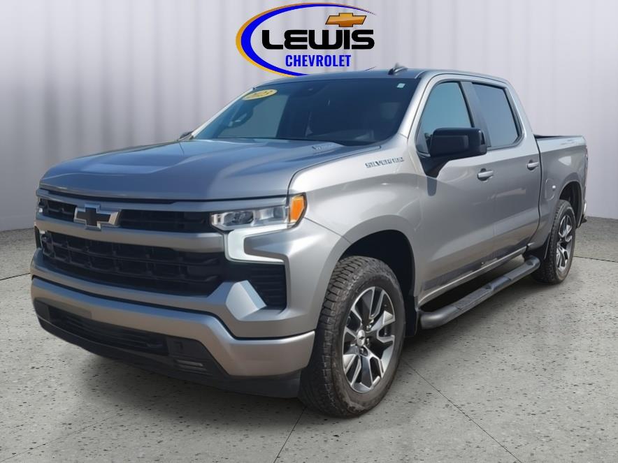 Sterling Gray Metallic 2023 Chevrolet Silverado 1500 Pickup Truck Four-Wheel Drive Automatic