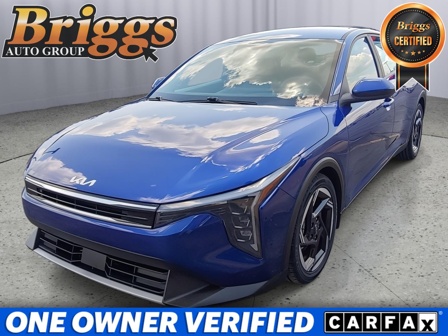 Deep Sea Blue 2025 Kia K4 Sedan Front-Wheel Drive Continuously Variable Transmission