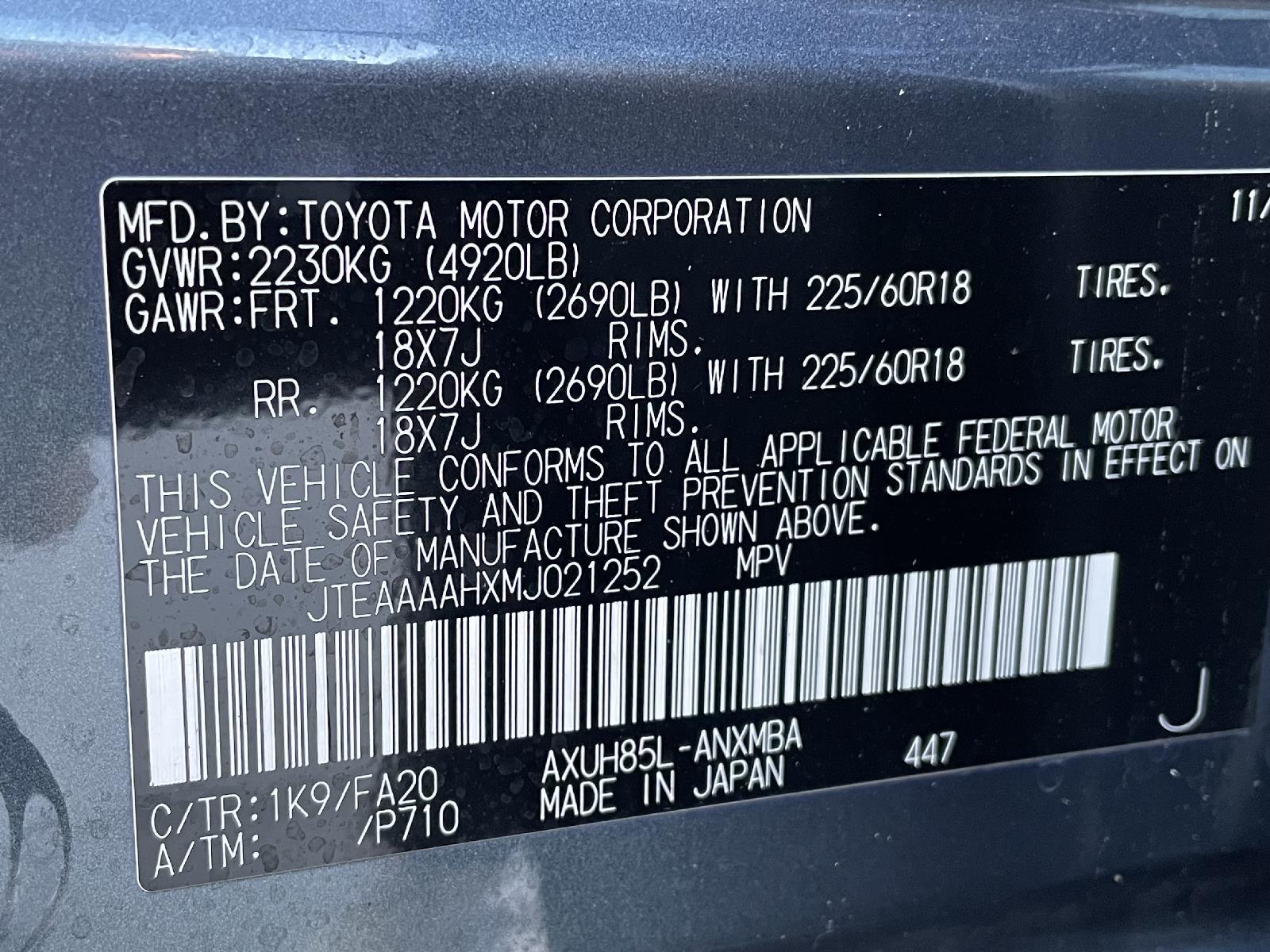 Used 2021 Toyota Venza LE SUV for sale in Lincoln NE