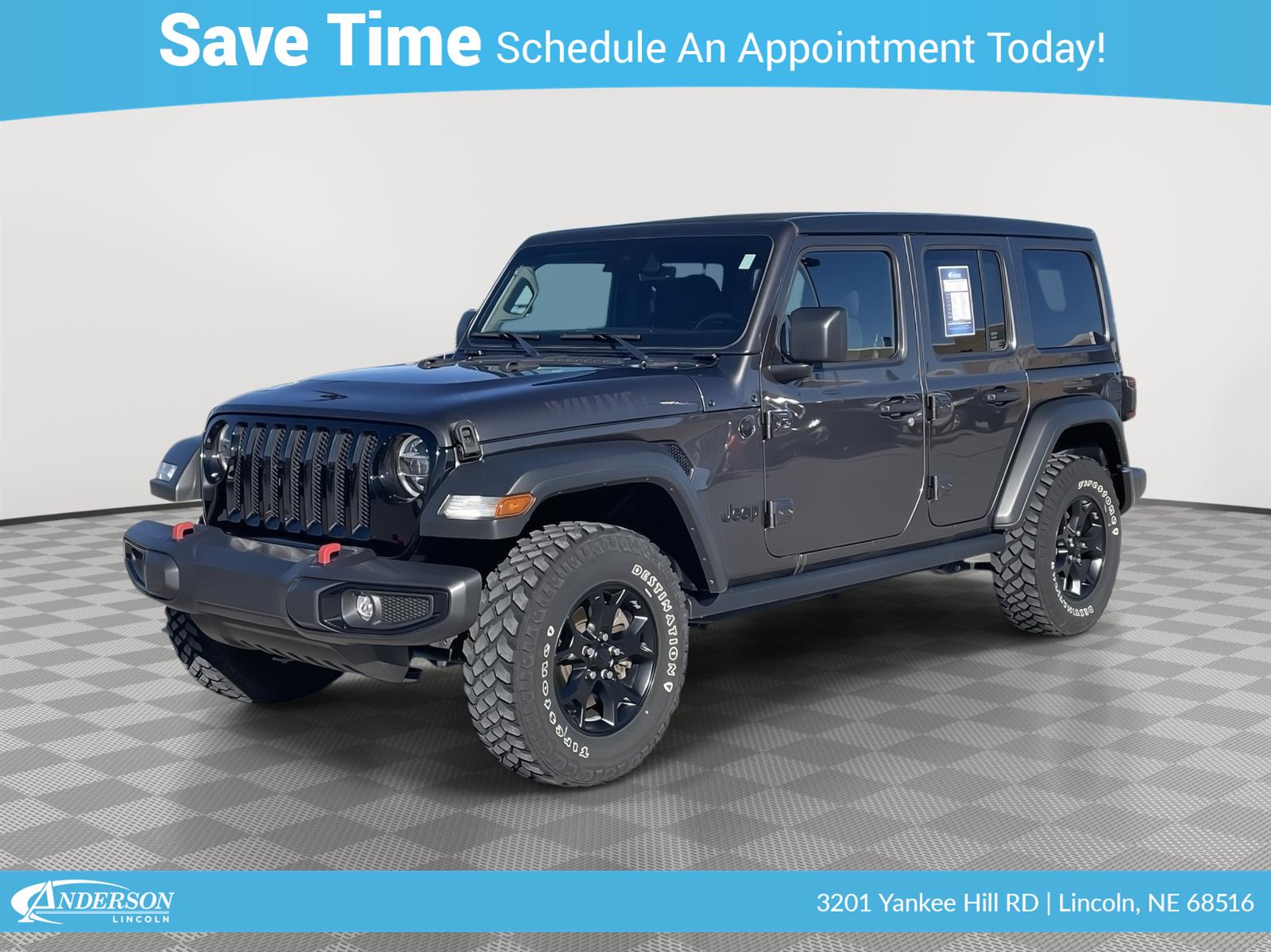 Used 2021 Jeep Wrangler Unlimited Willys Stock: 4002902