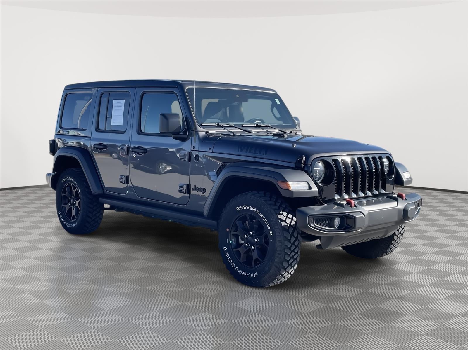 Used 2021 Jeep Wrangler Unlimited Willys SUV for sale in Lincoln NE