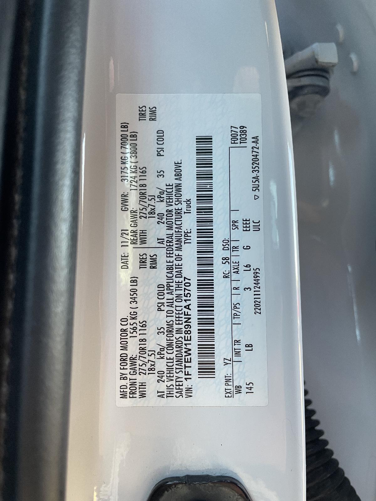 Used 2022 Ford F-150 Tremor Crew Cab Truck for sale in Lincoln NE