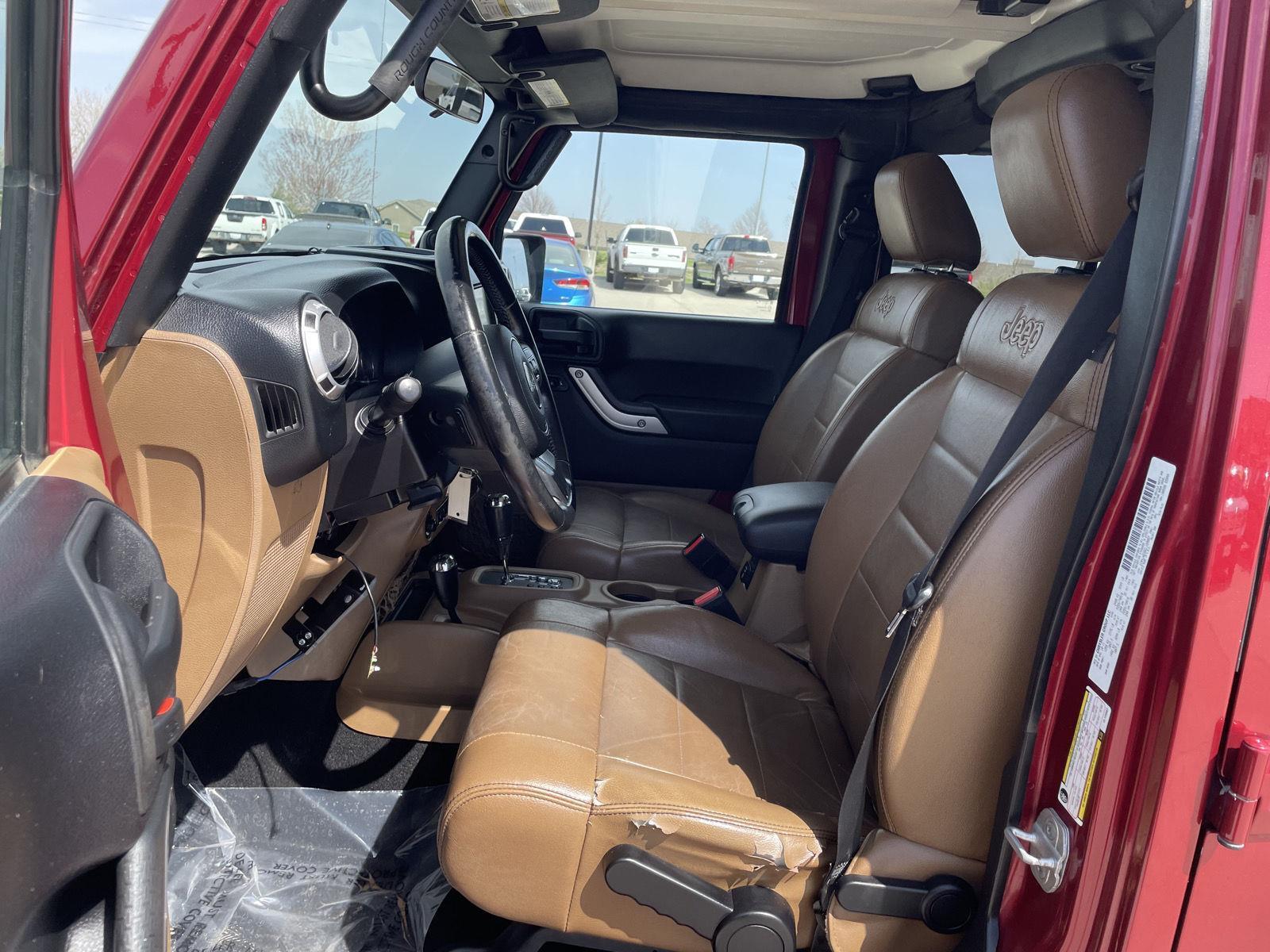 Used 2012 Jeep Wrangler Unlimited Sahara 4 door for sale in Lincoln NE