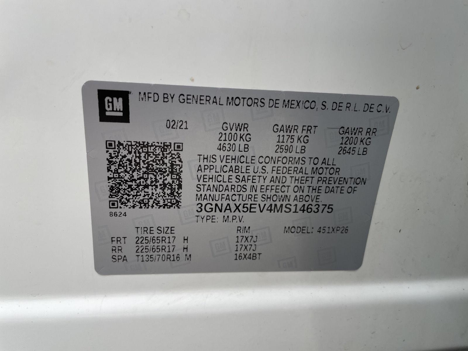 Used 2021 Chevrolet Equinox LS SUV for sale in Lincoln NE
