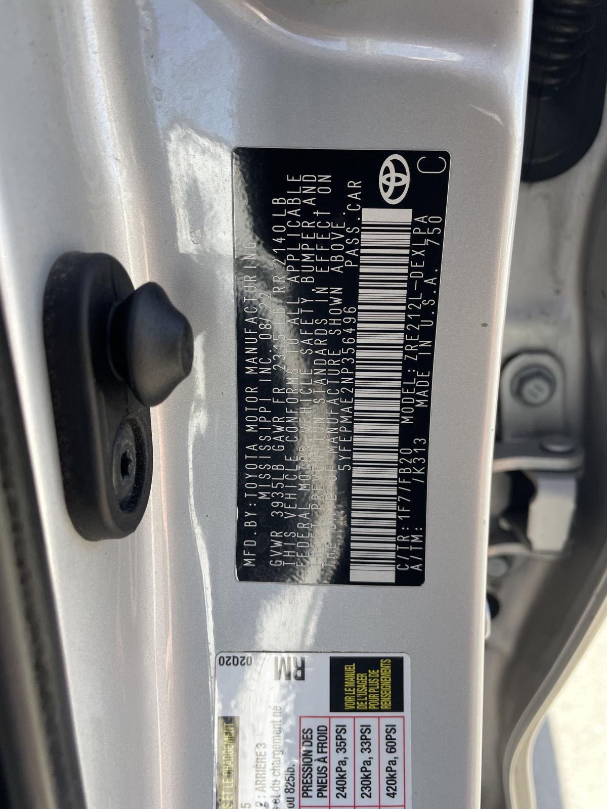 Used 2022 Toyota Corolla LE Sedan for sale in Lincoln NE