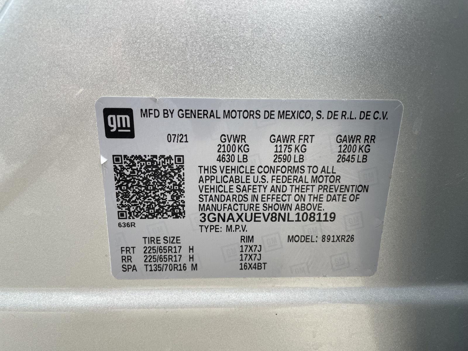 Used 2022 Chevrolet Equinox LT SUV for sale in Lincoln NE