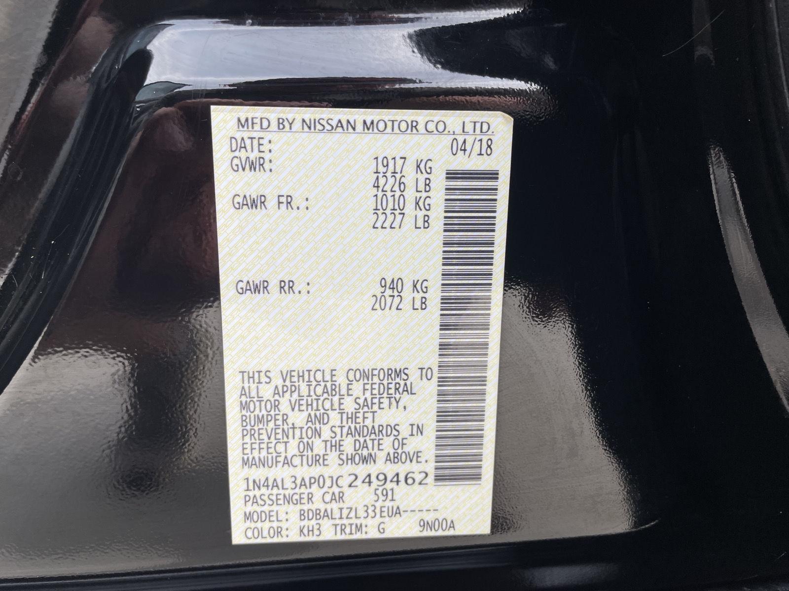 Used 2018 Nissan Altima 2.5 SV Sedan for sale in Lincoln NE